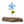Hand-Crafted Glass Flowers on Driftwood