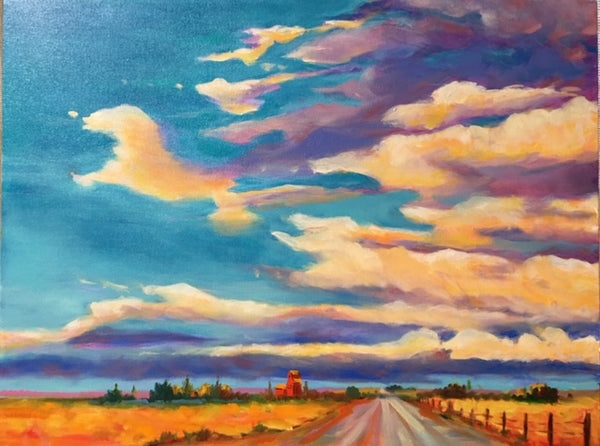 111-19 'Autumn Alberta Skies' - Betty Schriver Art