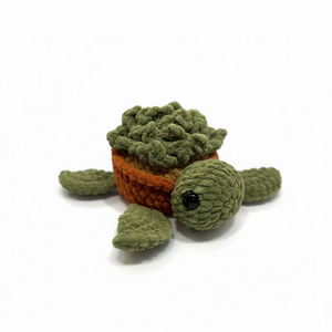 Flower Shell Turtles - Willing Hands Crochet - Painted Door on Main