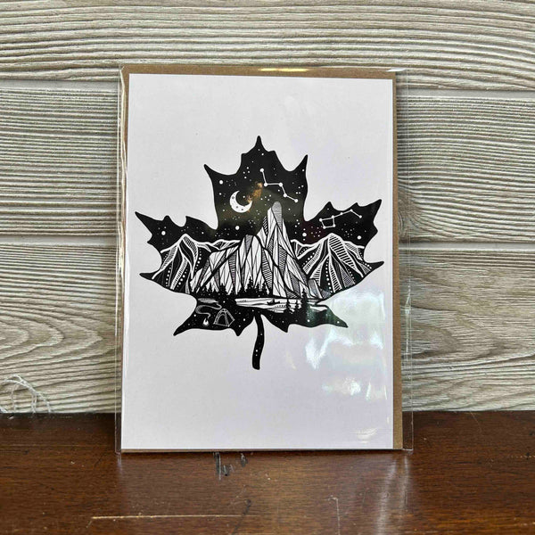 839-06 Maple Leaf Art Print - Mountain Mornings