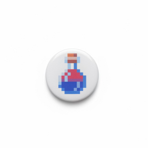 Pixel Pride Potion Bottle Pin-Back Buttons