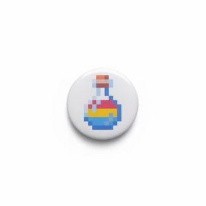 Pixel Pride Potion Bottle Pin-Back Buttons