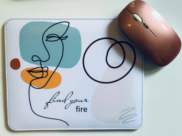 017-30 Vegan Leather Mouse Pads - Country Compass