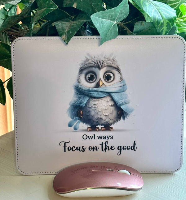 017-30 Vegan Leather Mouse Pads - Country Compass
