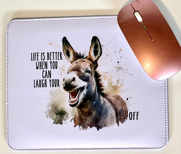 017-30 Vegan Leather Mouse Pads - Country Compass