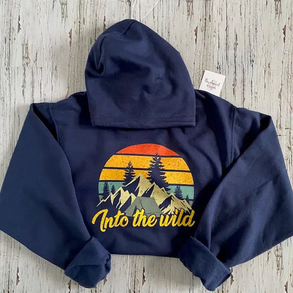 082-19 'Into The Wild' Hoodie - Thumbprint Designs