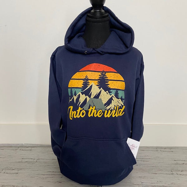 082-19 'Into The Wild' Hoodie - Thumbprint Designs