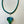 Lampwork Glass Heart + Leather Necklace (Short)