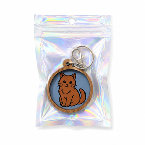 Acrylic + Wood Pet Keychains