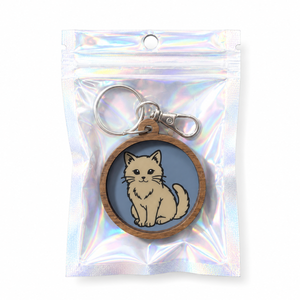 Acrylic + Wood Pet Keychains