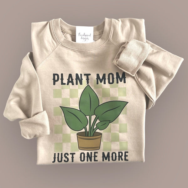 082-39 'Plant Mom' Crewneck - Thumbprint Designs