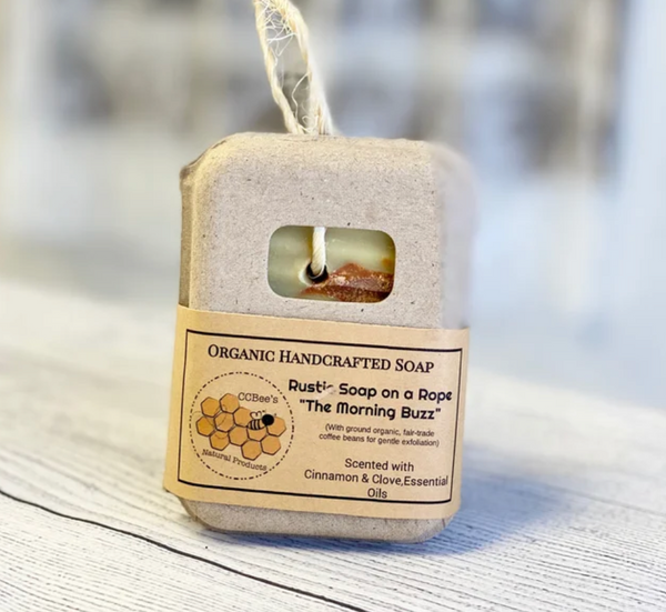 835-06 Rustic Soap on a Rope - CCBee's Natural Products