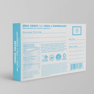 COMING SOON Cereal Killer White Postcard Chocolate Bar