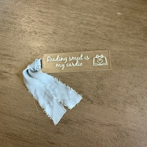 Clear Acrylic Bookmarks - Noodle Art - Painted Door on Main