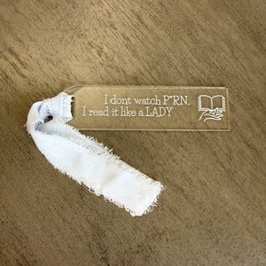 Clear Acrylic Bookmarks - Noodle Art - Painted Door on Main