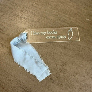 Clear Acrylic Bookmarks - Noodle Art - Painted Door on Main