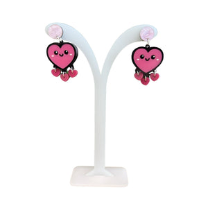 Acrylic Cut Earrings - Painted Door on Main