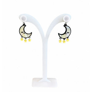 Acrylic Cut Earrings - Painted Door on Main