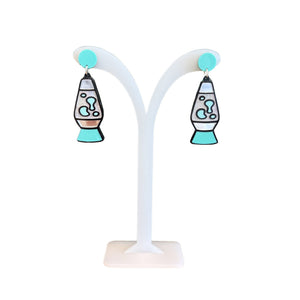 Acrylic Cut Earrings - Painted Door on Main