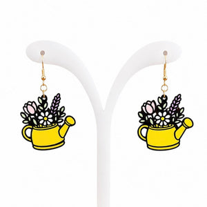 Acrylic Earrings - Painted Door on Main
