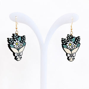 Acrylic Earrings - Painted Door on Main