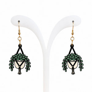 Acrylic Earrings - Painted Door on Main