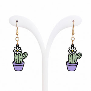 Acrylic Earrings - Painted Door on Main