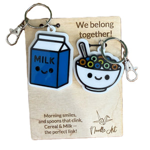 Acrylic Keychain Sets - Painted Door on Main