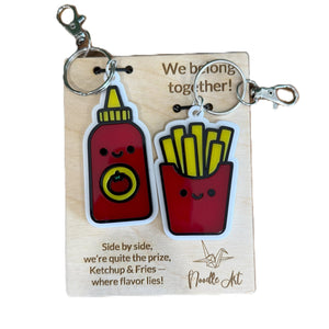 Acrylic Keychain Sets - Painted Door on Main