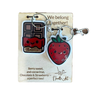 Acrylic Keychain Sets - Painted Door on Main