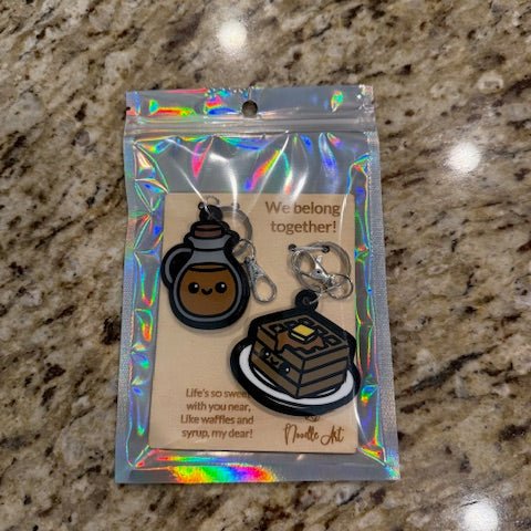 Acrylic Keychain Sets - Noodle Art - Painted Door on Main