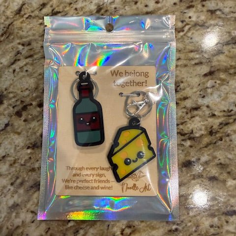 Acrylic Keychain Sets - Noodle Art - Painted Door on Main