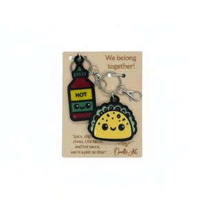 Acrylic Keychain Sets - Noodle Art - Painted Door on Main