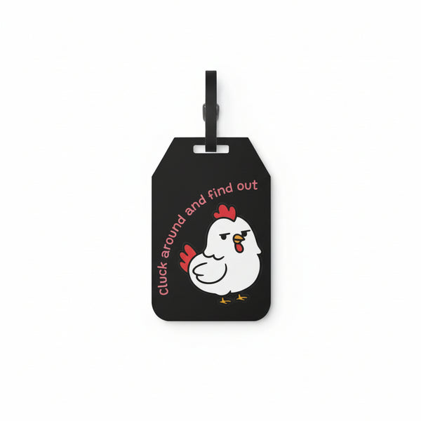 Acrylic Luggage Tags - Noodle Art - Painted Door on Main