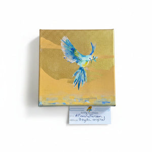 Acrylic Originals on Canvas 6x6" - Painted Door on Main