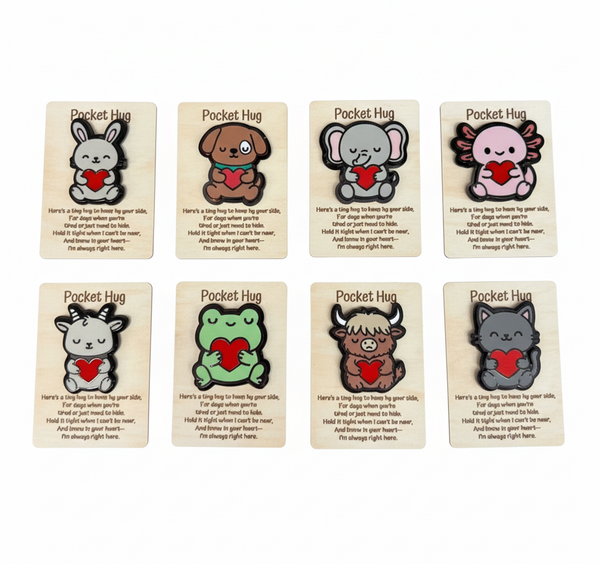 Acrylic Pocket Hugs - Noodle Art - Painted Door on Main