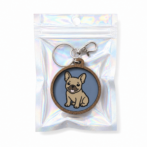 Acrylic + Wood Pet Keychains - Painted Door on Main