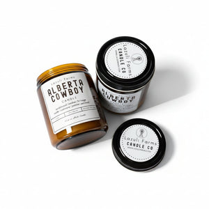 Alberta Cowboy Candle - Lazuli Farms - Painted Door on Main