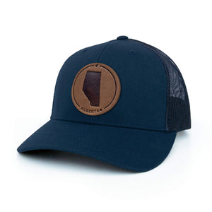 Alberta Leather Patch Hat - Painted Door on Main