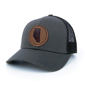 Alberta Leather Patch Hat - Painted Door on Main