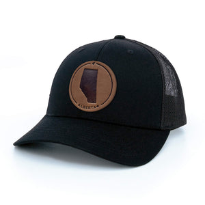 Alberta Leather Patch Hat - Painted Door on Main