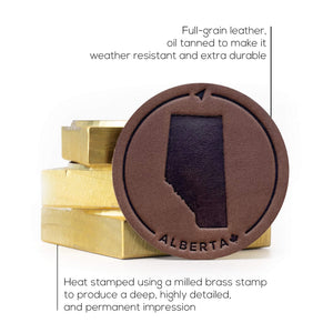 Alberta Leather Patch Hat - Painted Door on Main