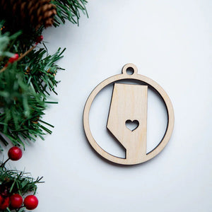 Alberta Ornament|Rearview Mirror Charm - Painted Door on Main