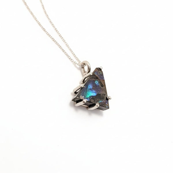 Ammolite Necklace - Peaks to Prairies Handmade - Painted Door on Main