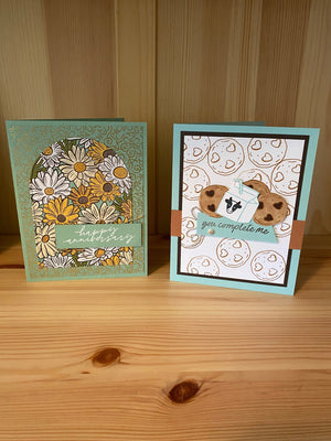 Anniversary Cards - Cards Crafty by Nicole - Painted Door on Main