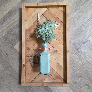 Antique Bottle Art - Painted Door on Main
