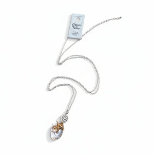 Antique Nested Hummingbird Pearl Necklace - Gracie Rose Designs - Painted Door on Main