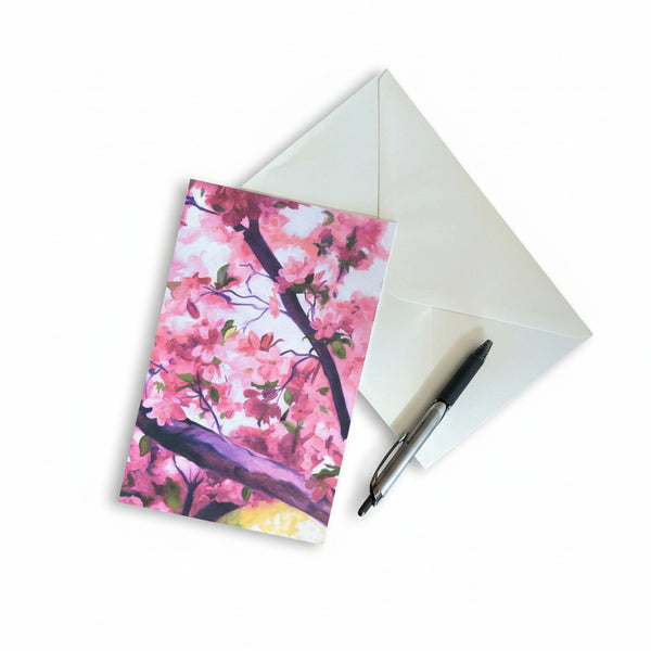 Art Greeting Cards - HannadMade - Painted Door on Main