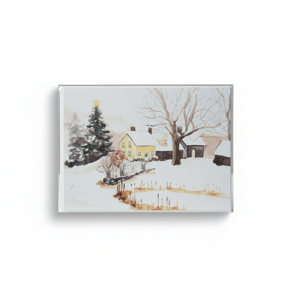 Art Greeting Cards - HannadMade - Painted Door on Main