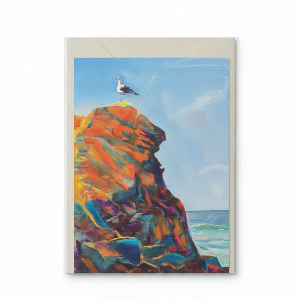 Art Greeting Cards - Betty Schriver Art - Painted Door on Main